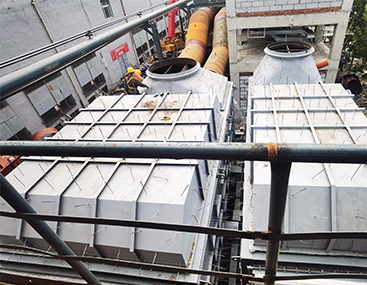 康景輝鋼鐵軋鋼加熱爐高溫?fù)Q熱器項(xiàng)目進(jìn)入安裝階段！